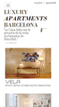 Mobile Screenshot of luxuryapartments-barcelona.com